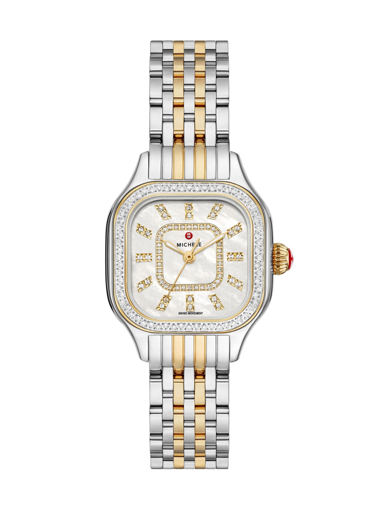 Meggie Two-Tone Diamond Stainless Steel Watch