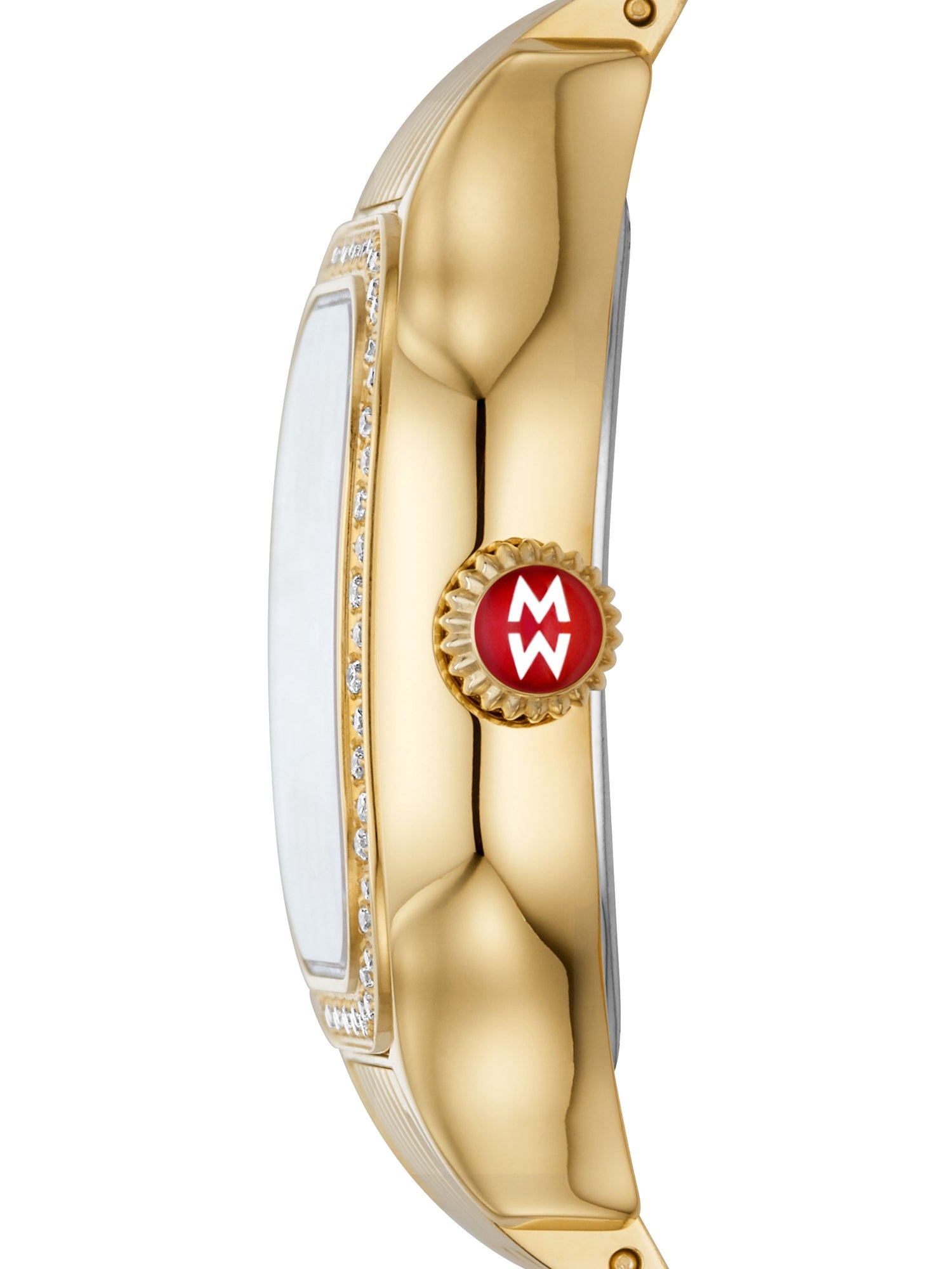 Meggie Gold Diamond Stainless Steel Watch