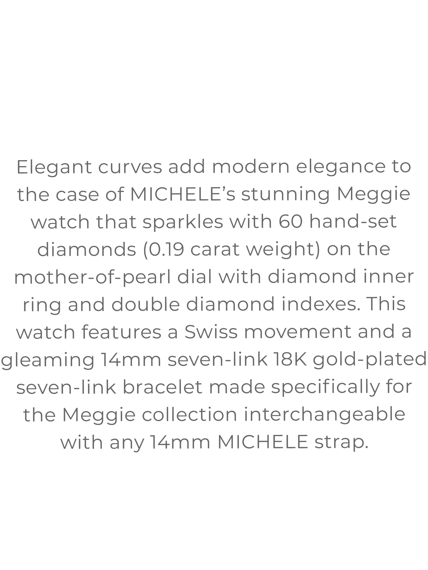 Meggie 18K Gold-Plated Diamond Dial Watch