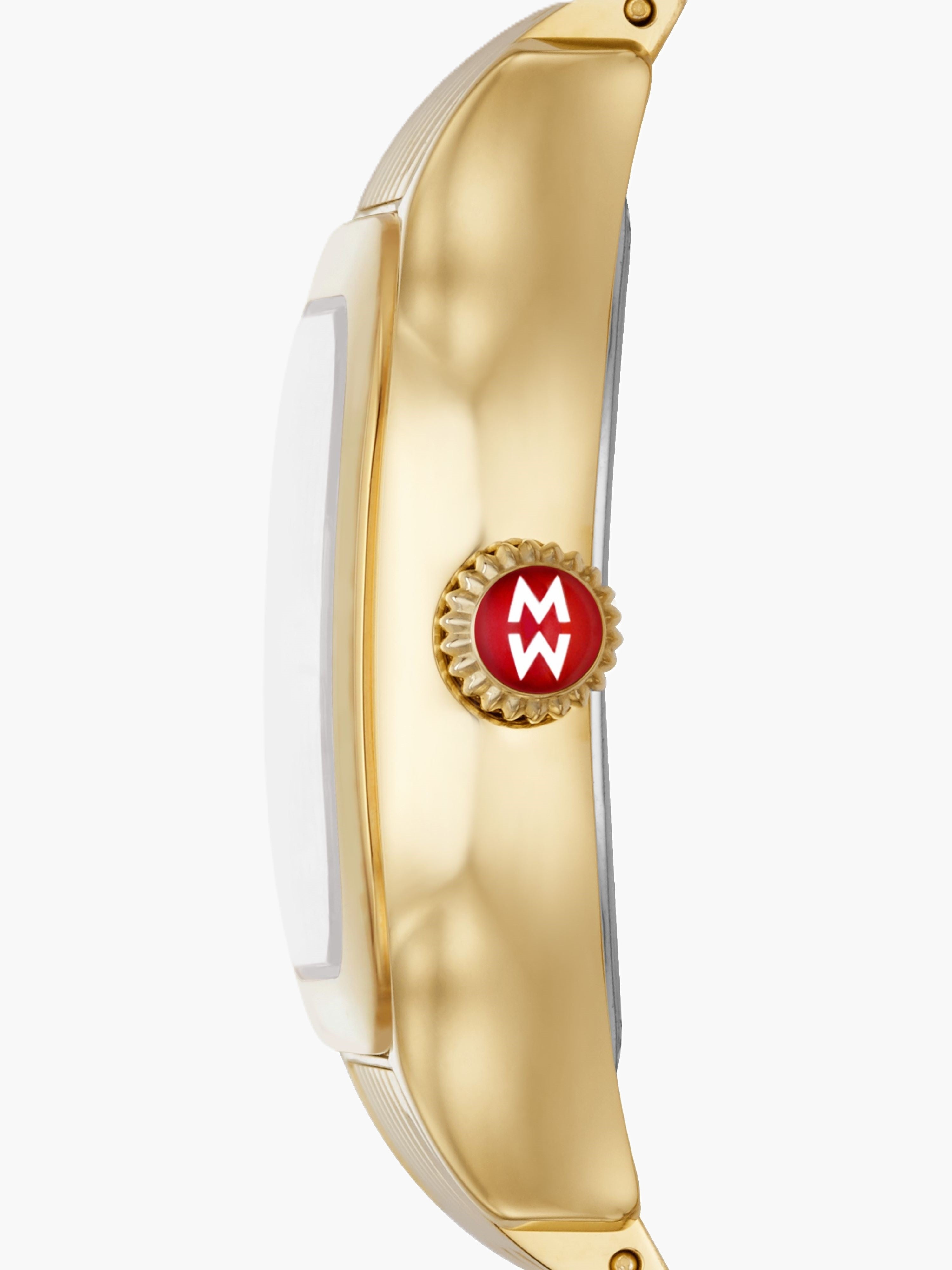 Meggie 18K Gold-Plated Diamond Dial Watch