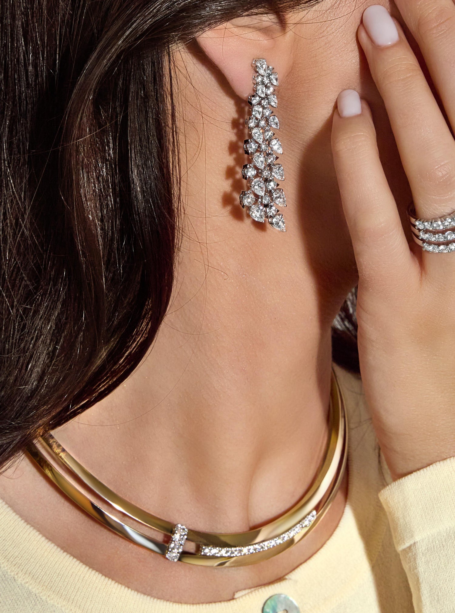 Double-Bar Diamond Choker